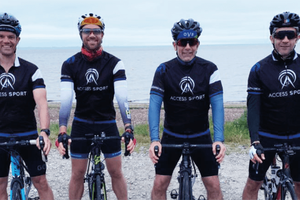 Matthew Dawson completes epic triathlon  and launches ‘Tri With Access Sport’