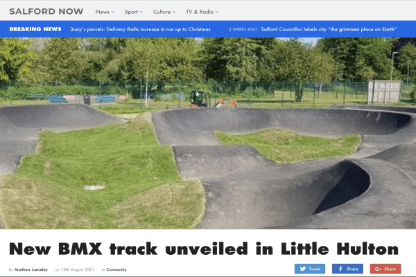 New Little Hulton BMX Track Launched